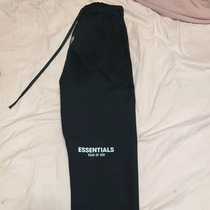 Essentials Fear of God Black Sweatpants
